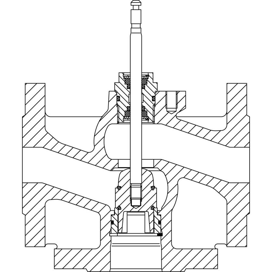 CV316 CG 3-weg DN 80 Kvs 100