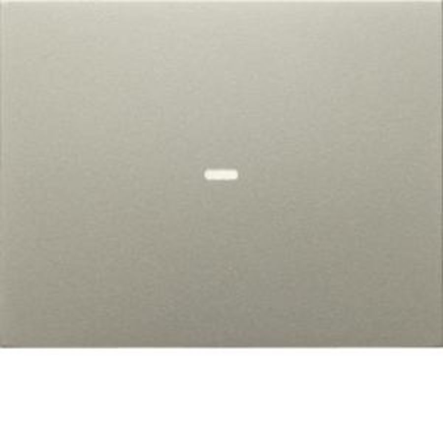 Drukknopmodule afdekking 1-v voor berker K edelstaal