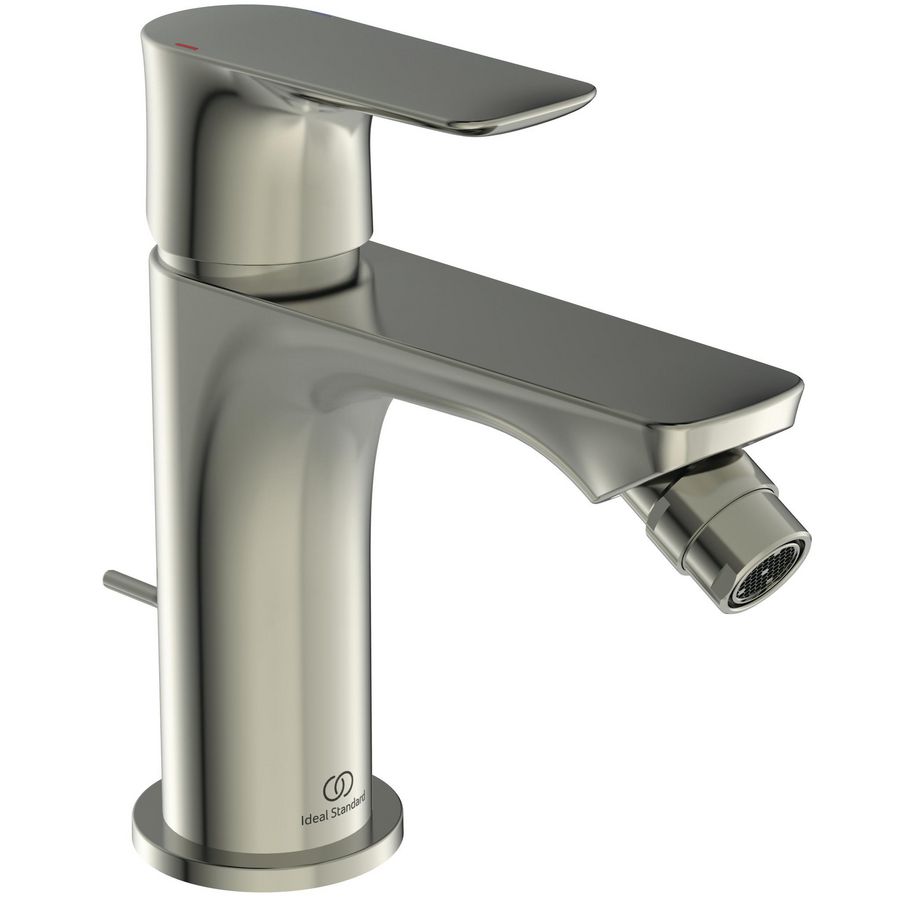 Connect Air bidetmengkraan met waste silver storm (rvs look)