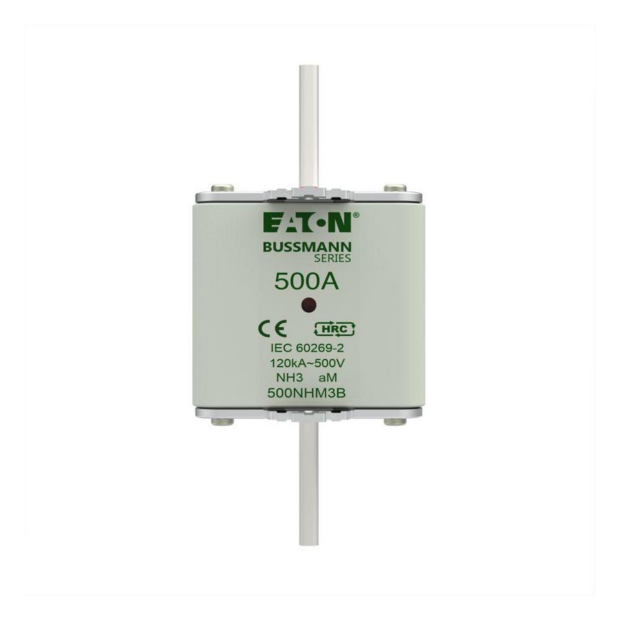 Zekering laagsp. 500A AC 500V NH3 aM dubbele melder VVE=3