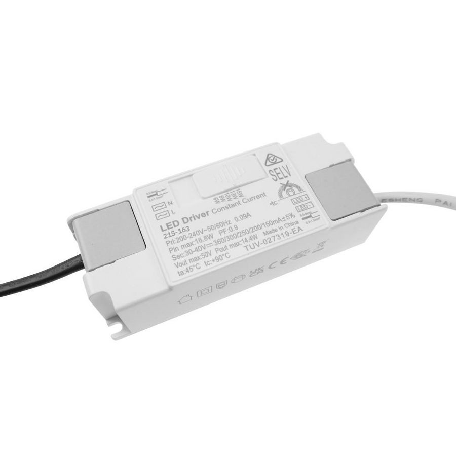 LED voeding 150/200/250/300/360mA max 40V/15W GST18i3