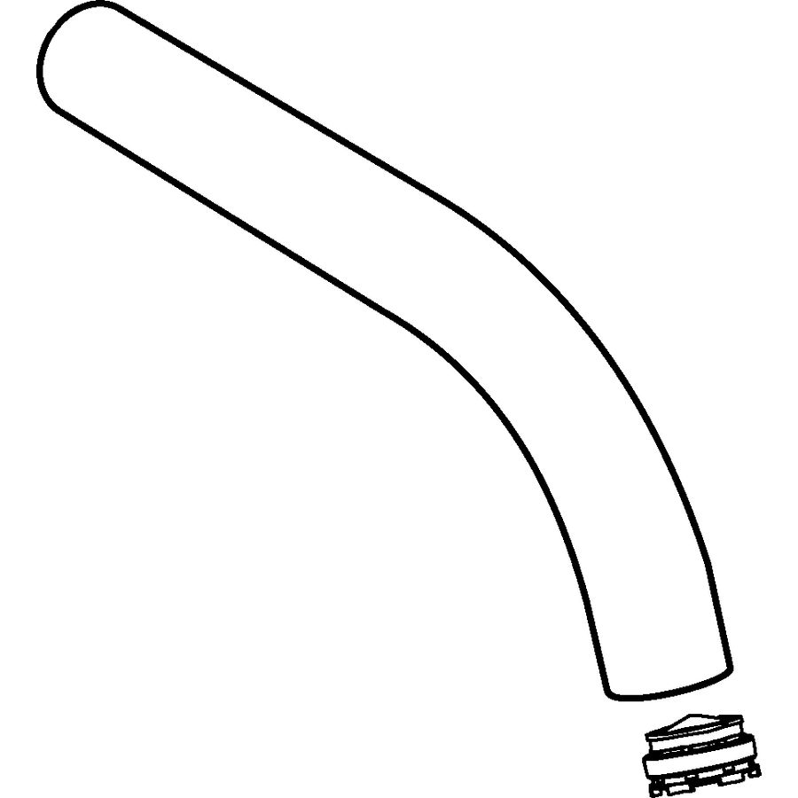 Uitloop D=26mm 225mm