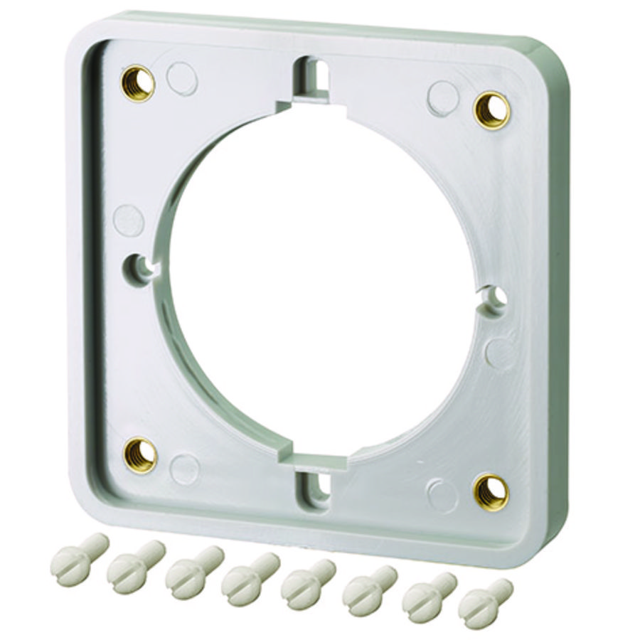 Flens Inbouwwandcontactdoos 75x75 mm wandgoot