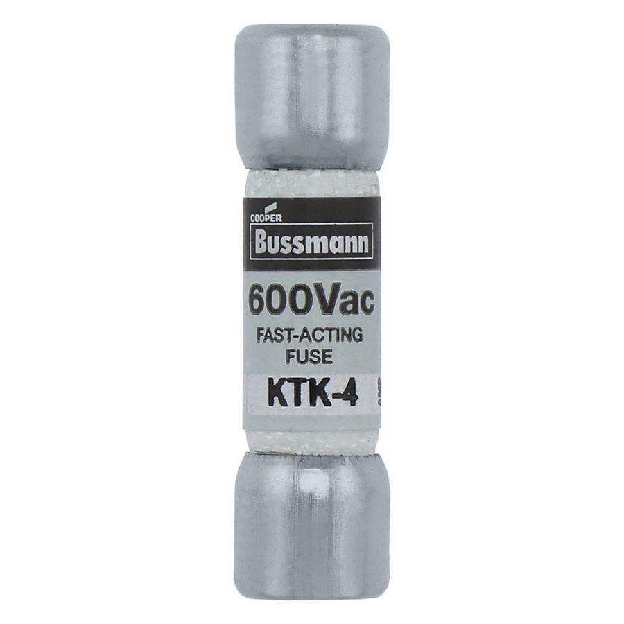 Zekering laagspanning 4A AC 600V 10x38mm UL CSA VVE=10