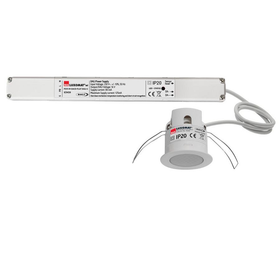 Aanwezigheidsmelder 360gr. IB wit IP20 DALI 9m 1Kanaal