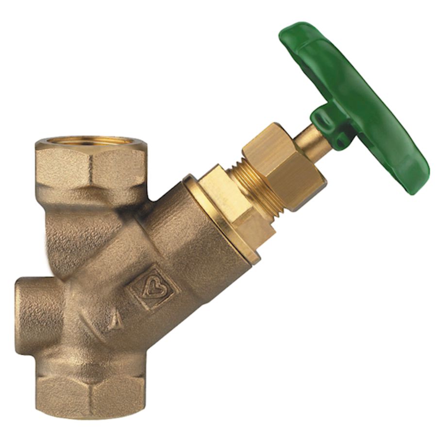 STROMAX AW schuinspindelafsluiter bi.dr DN15 VVE=10