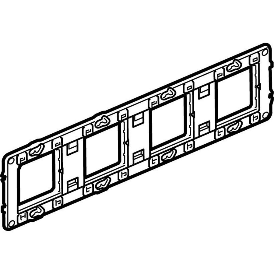 Inbouwraam 4x2 modulen Mosaic VVE=5