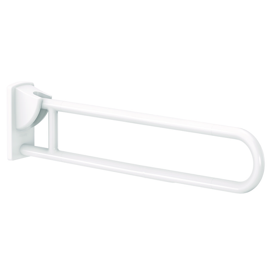 Closetbeugel opklapbaar Ø32 850mm staal nylon wit
