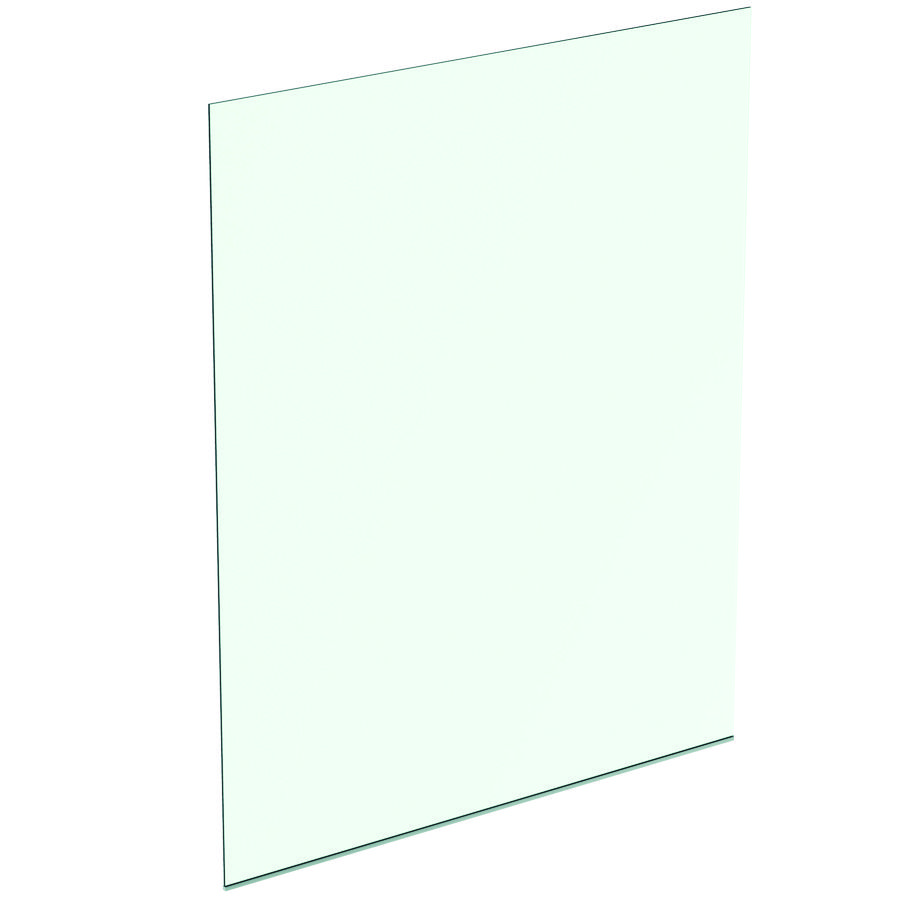 Inloopdouchewand dual access glas 160cm incl. vloerprof zilver excl. rechte muursteunen