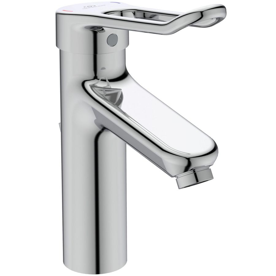 Ceraplus 2 wastafelmengkraan chroom incl. waste/verh.beugelgr.140mm