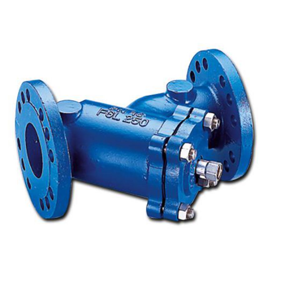 Filter Y333P DN80 3" Geflensd PN16 1250mu. RVS +Aftapkraan