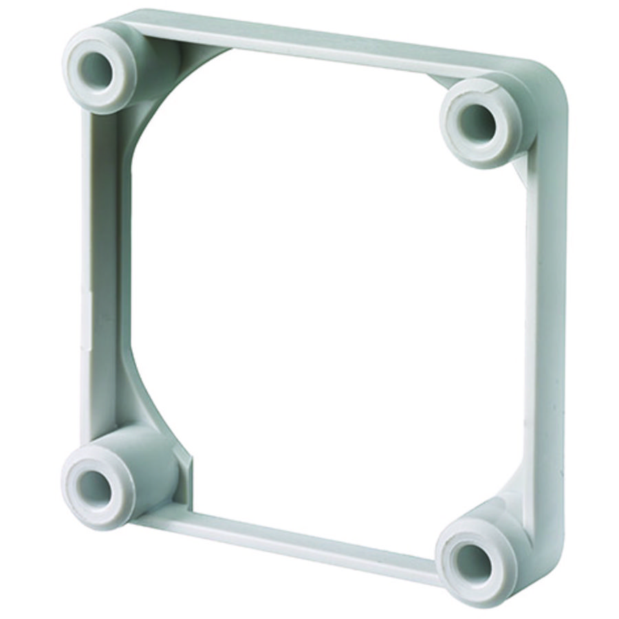 Montageflens hoh 38x38mm voor SCHUKO