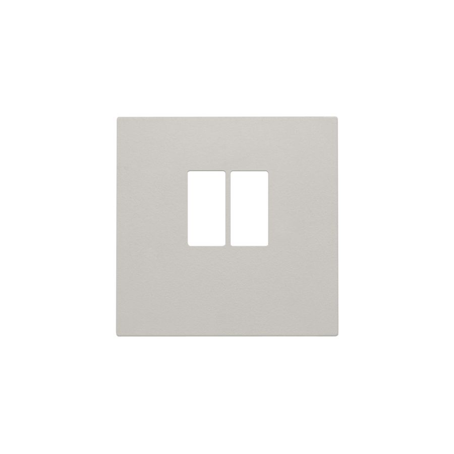 Afwerkingsset voor enkelvoudige luidsprekeraansluiting light grey