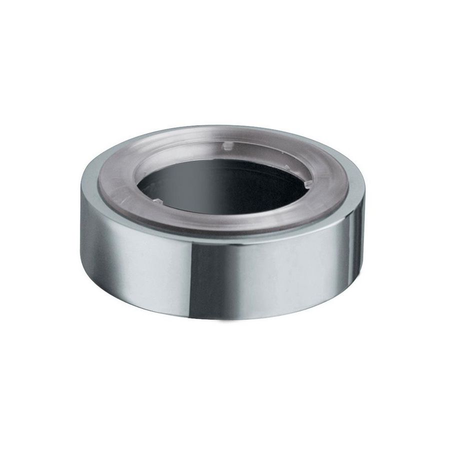 Vulring chroom Ø 69xØ43mm h=20mm tbv. opzetwastafel zonder overloop