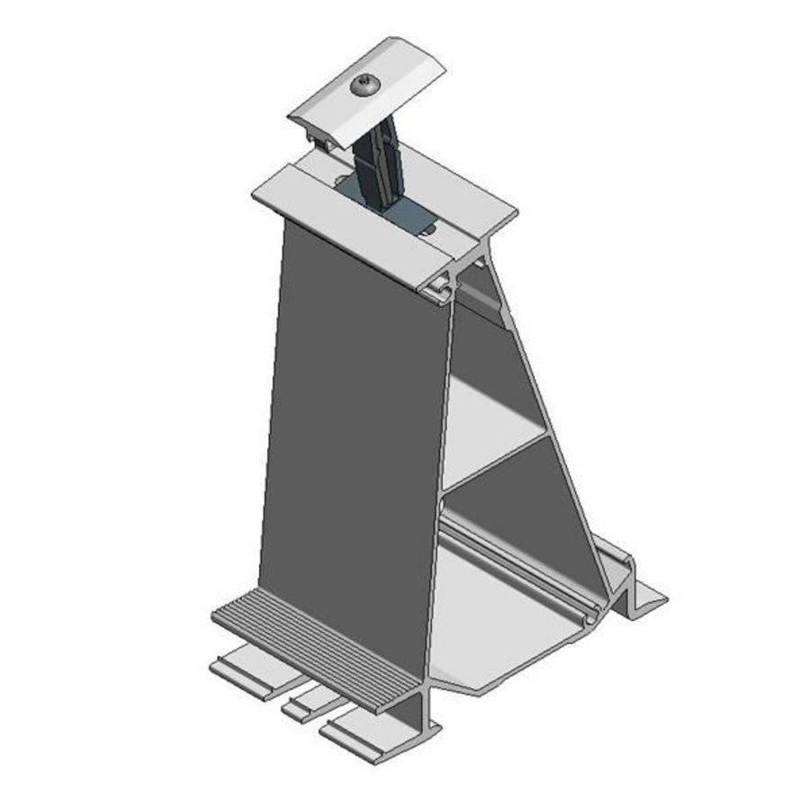 Achtervoet aluminium midden ValkPro+