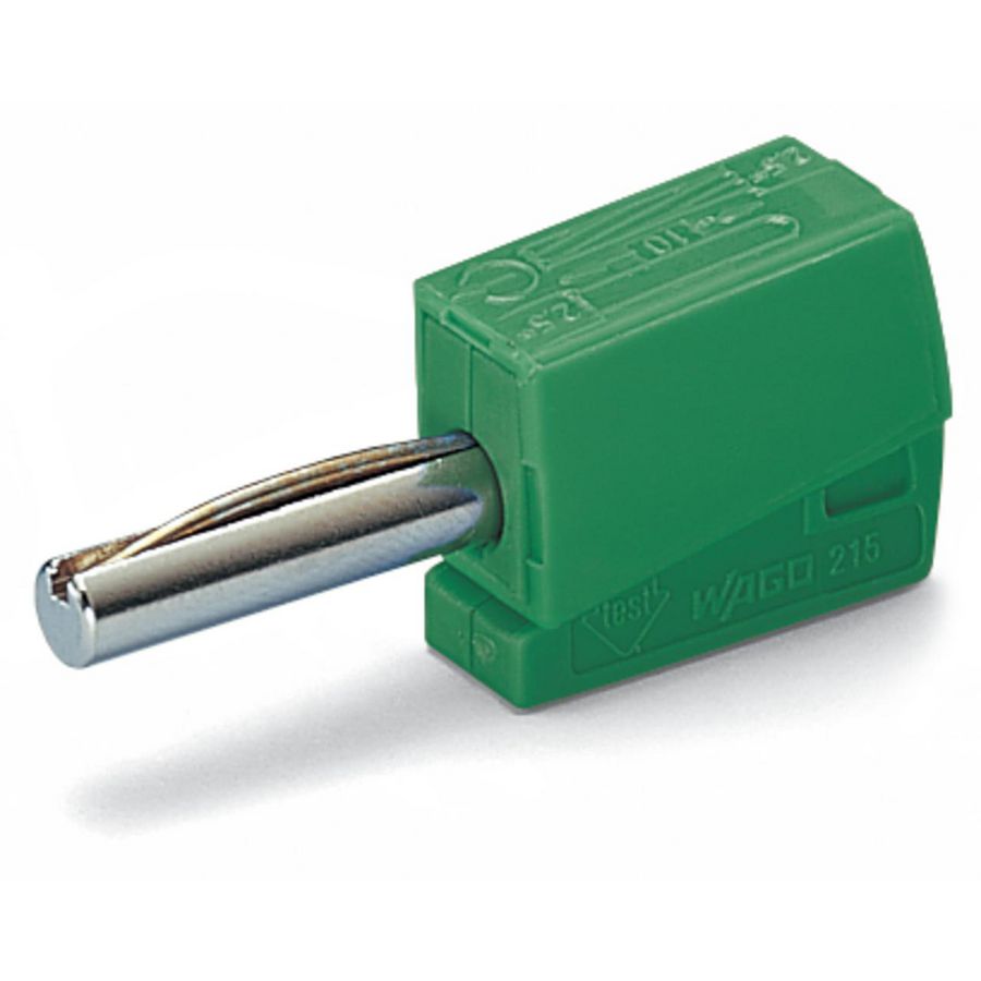 Bananensteker voor busdiameter 4 mm groen VVE=50