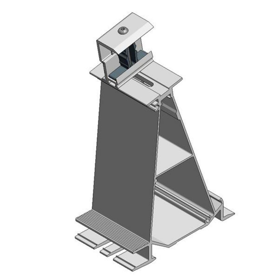 Achtervoet aluminium zijkant ValkPro+