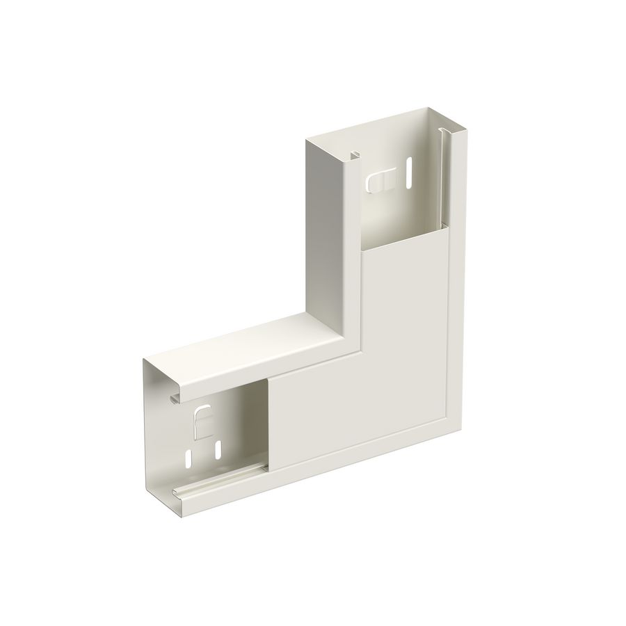 Verticaal hoekstuk wandgoot WGX-LSU170X65+D wit RAL9010