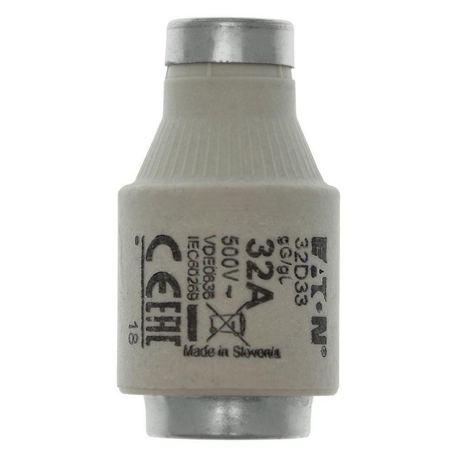 Zekering laagspanning 32A AC 500V D3 gL/gG IEC traag VVE=25