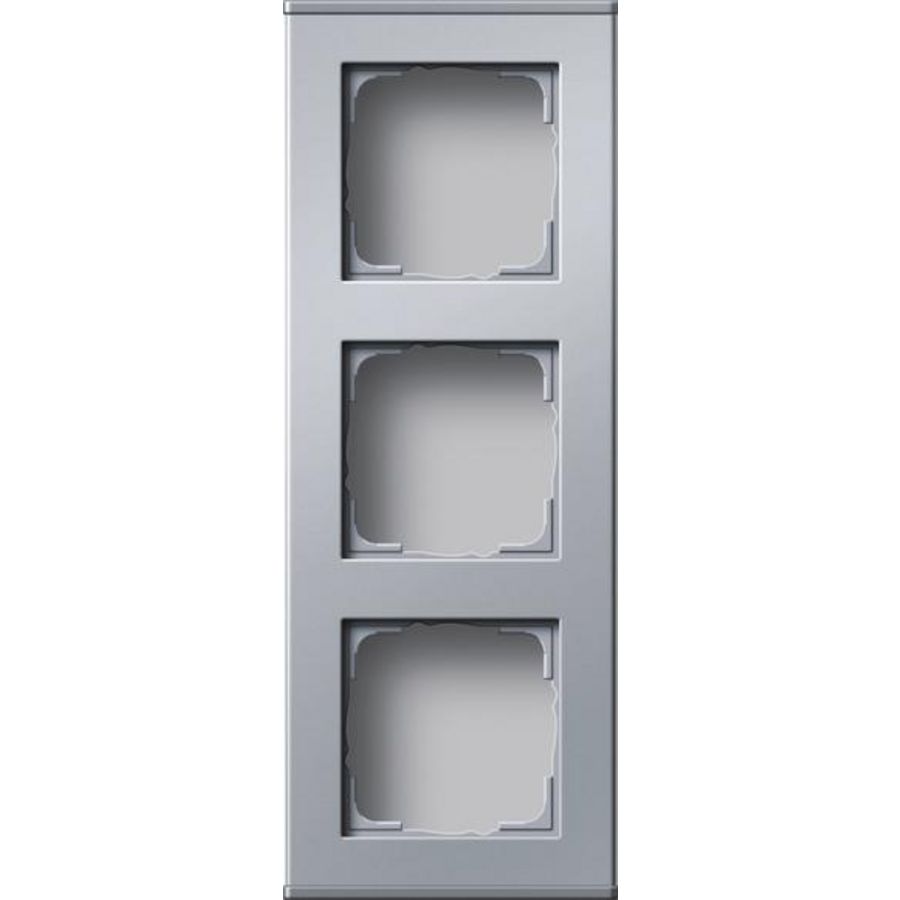 Profiel 3-voudig verticaal + horizontaal Profiel 55 aluminium