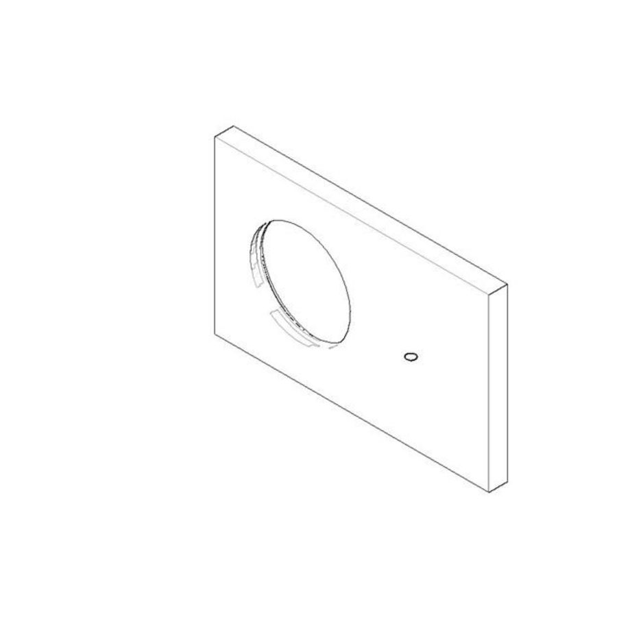 Rozet 78x125x8mm Champagne (22kt Goud)