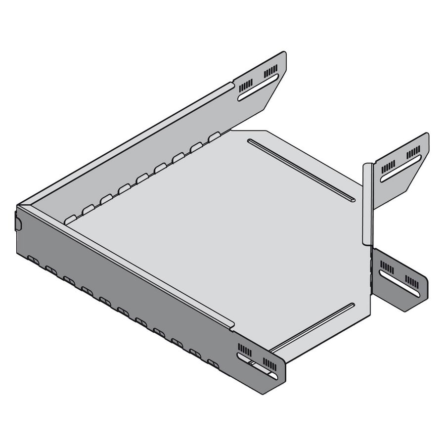 Hoekstuk vlak 100x60mm KG281 thermisch verzinkt