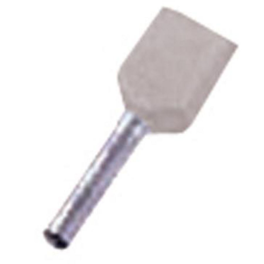 Geisoleerd adereindhuls dubbel 2x 0,75mm² 10mm L vertind VVE=100
