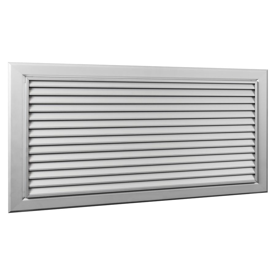 Overstroomrooster zichtdicht NOVA-D-1 600x200mm UR1 (deurdikte 26-42mm) SignaalWit