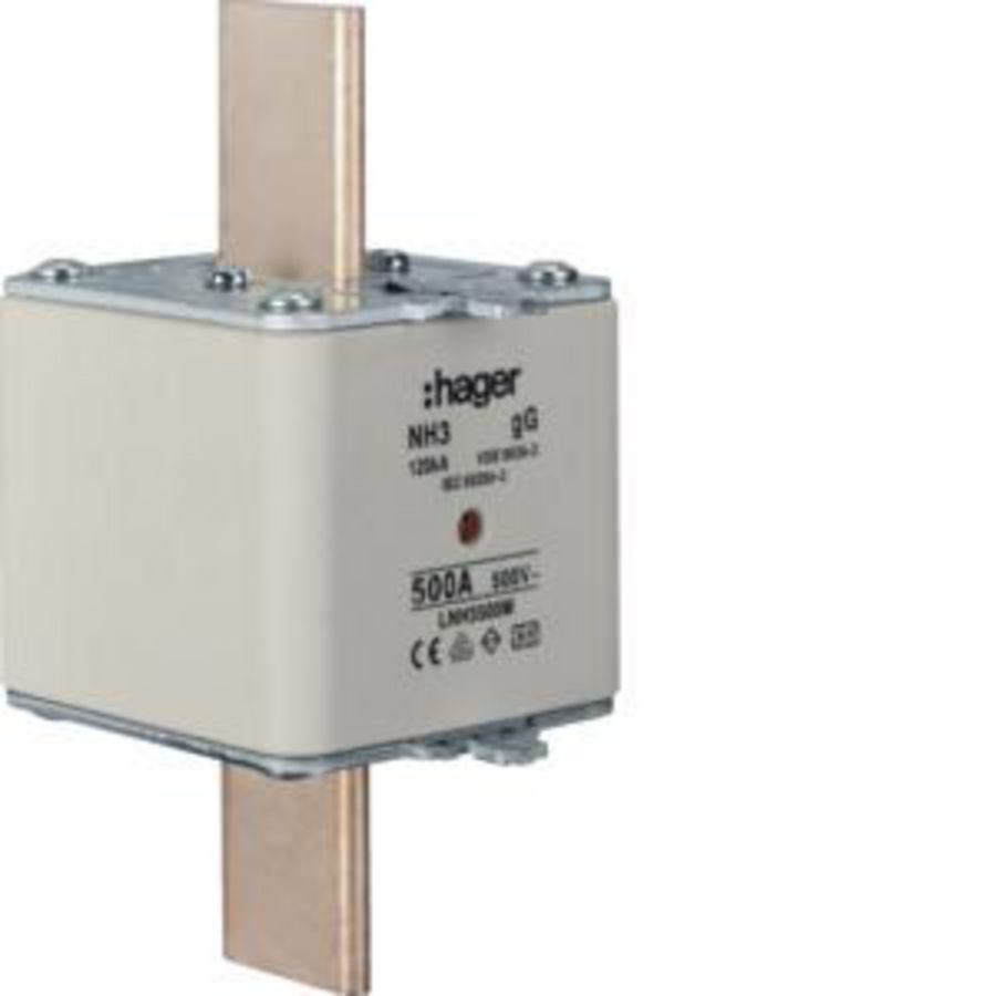 Mespatroon NH3 500A  500V gG combimelder