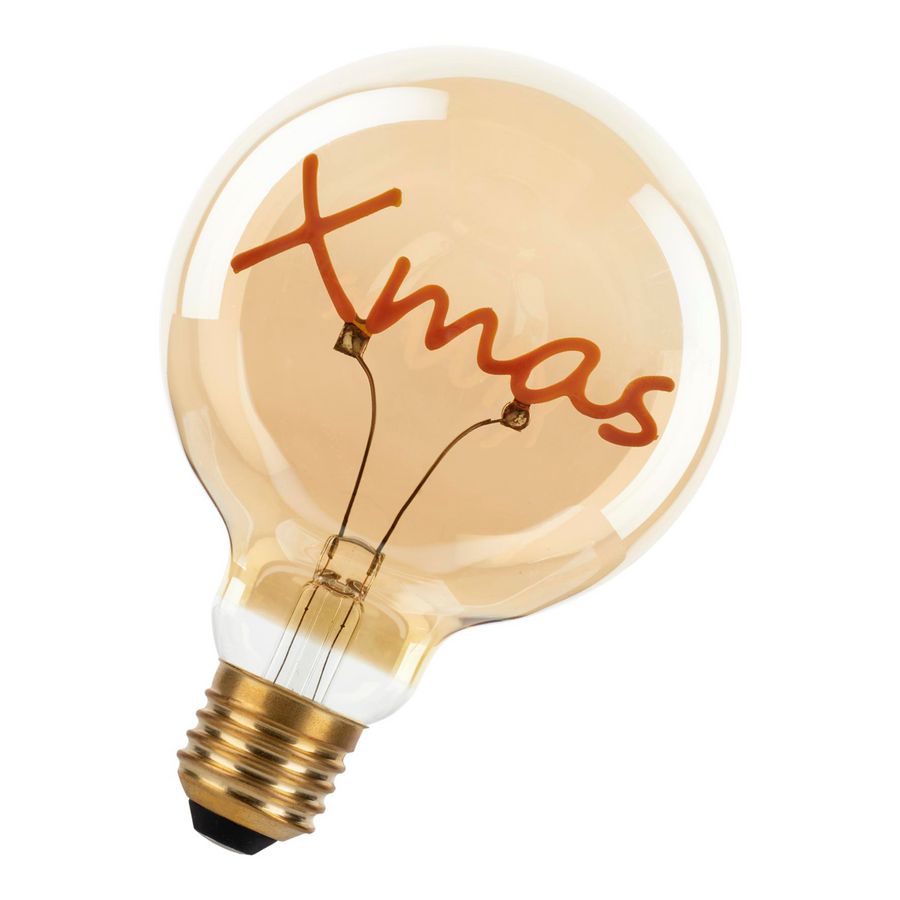 LED-lamp Silhouette Xmas G95 E27 DIM 2W 90lm 920 goud