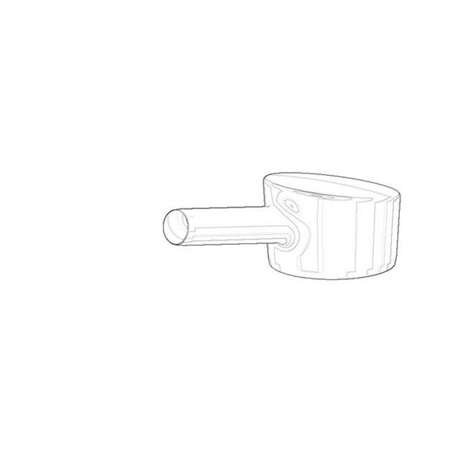 Greep v. pressure balance valve Hendel 40x87mm Champagne