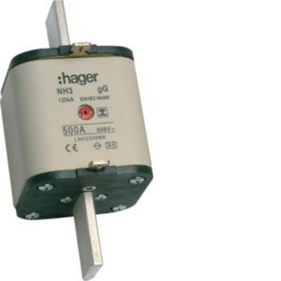 Mespatroon NH3 500A  500V gG combimelder geisoleerd