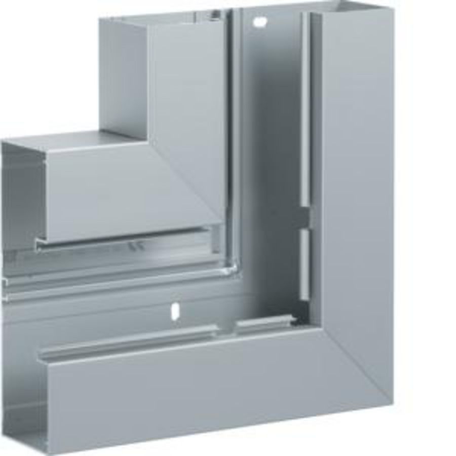 Vlakke hoek aluminium goot BRA 65x210mm natuurgeeloxeerd