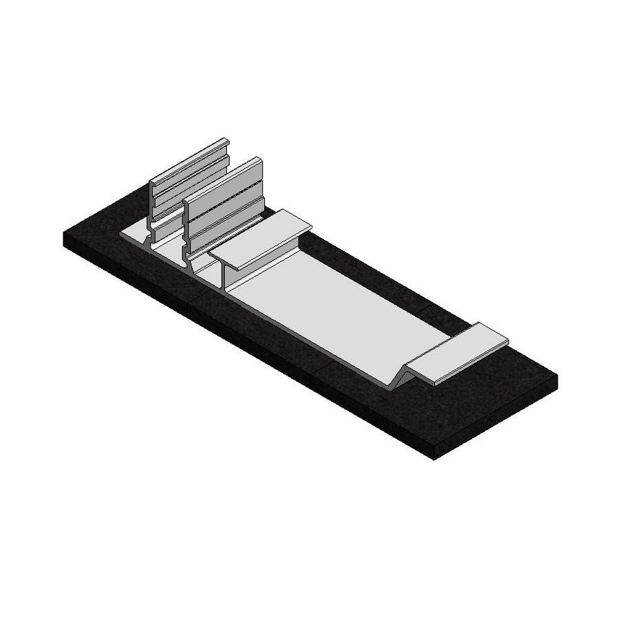 Paneelondersteuning achtervoet basis alu Pro+