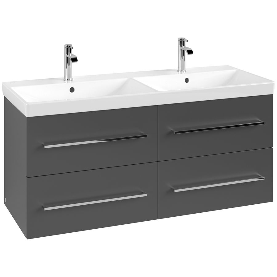 Wastafelonderkast Avento 1180x514x484mm Graphite A89300VR