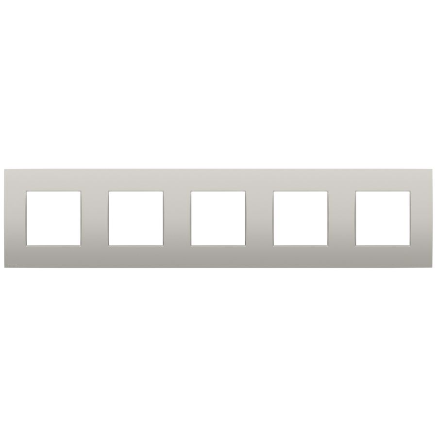 5-voudige afdekplaat 71mm centerafstand Niko Intense light grey