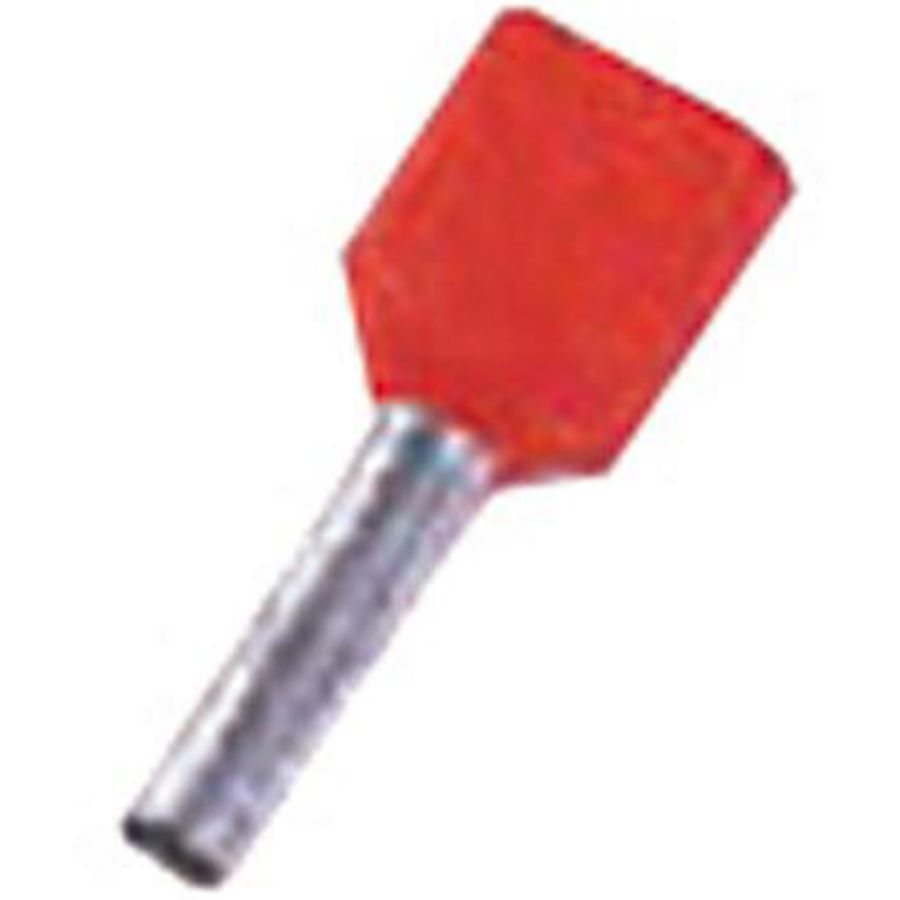 Geisoleerd adereindhuls dubbel 2x 10mm² 14mm L vertind VVE=100
