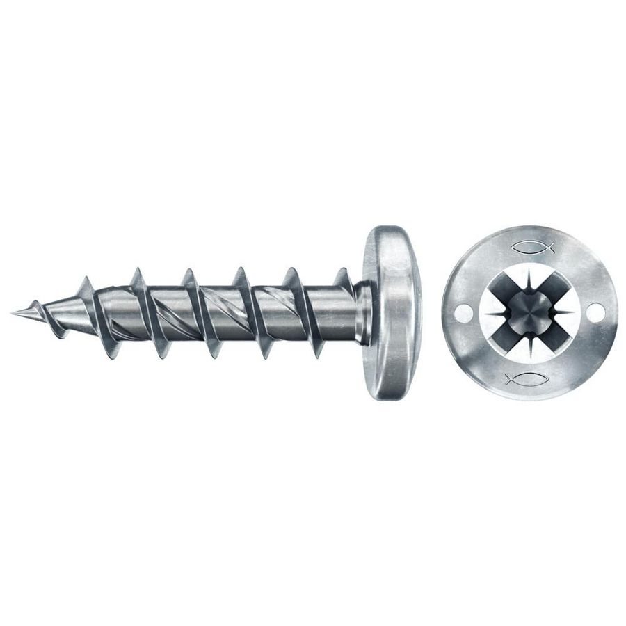 Spaanplaatschroef PowerFast 4,5x16mm TX bolkop VD verzinkt VVE=200