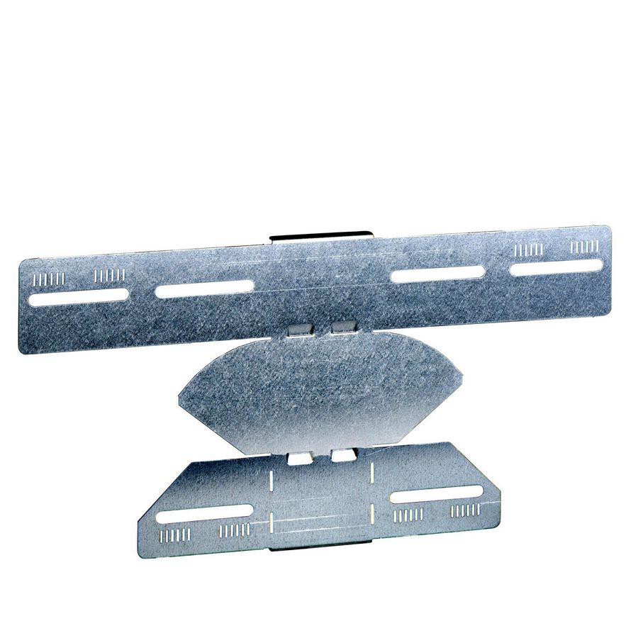 Hoekstuk verstelbaar vlak 250x60mm Sendzimir verzinkt