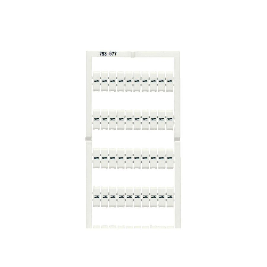 WMB-markeringskaart als kaart bedrukt wit 793-5677 VVE=5