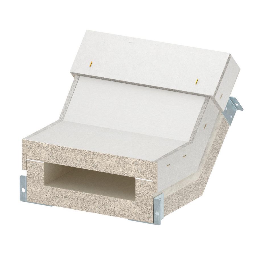 Stijgbocht voor BSKH09-K0521 50x210 glasvezel grijs