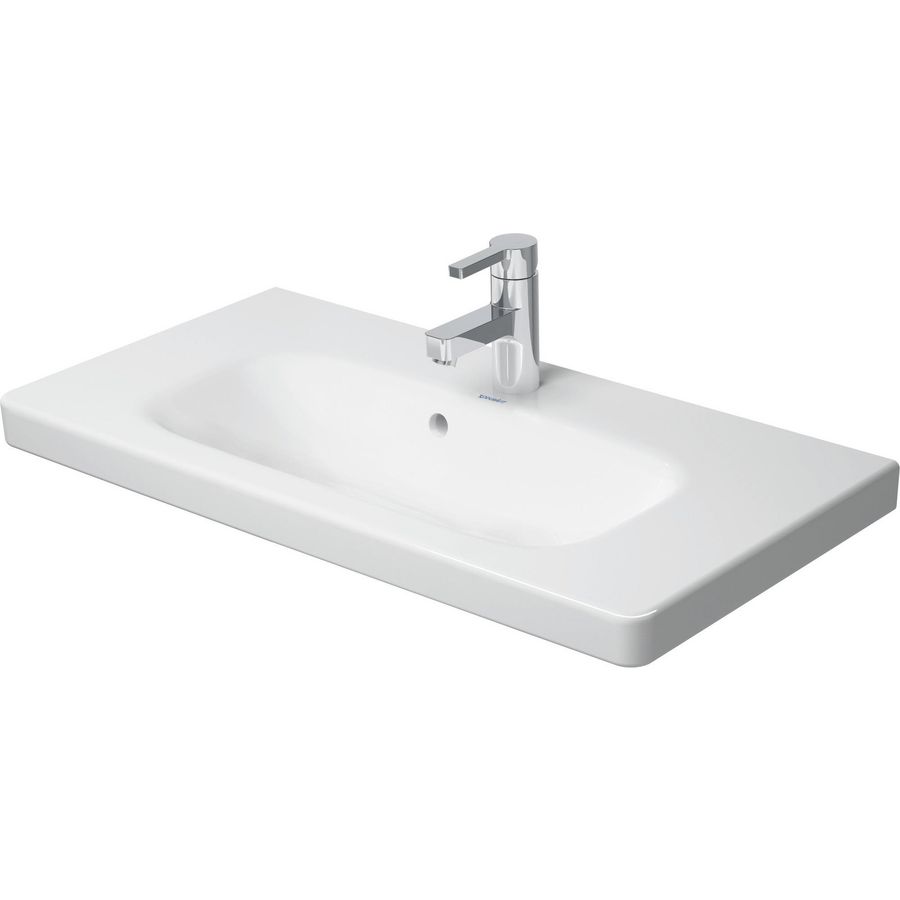 DURASTYLE #233778 wastafel 785mm wit met kraangat met overloop