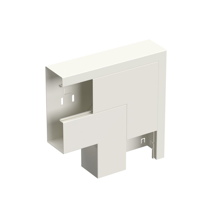 Verticaal hoekstuk wandgoot WGX-LSN170AX65+D wit RAL9010