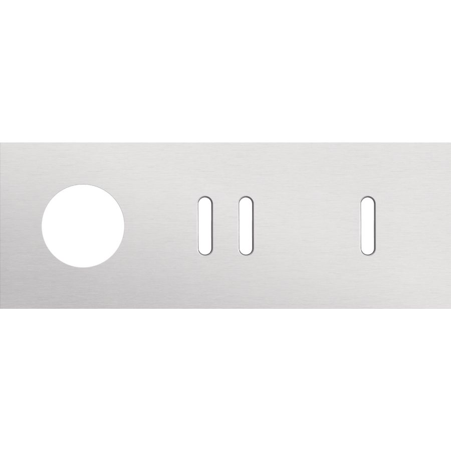 Afdekplaat 3-voud horiz. 71mm centerafst. 155-56717