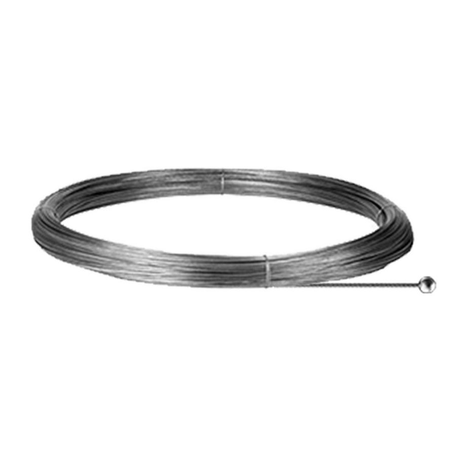 Staalkabel (Ø1,5mm - lengte 1,5 m) met kogeleinde