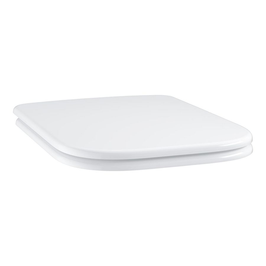 Bauedge ceramic closetzitting wit softclose quick release rvs scharnier (prof)