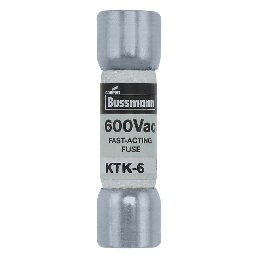 Zekering laagspanning 6A AC 600V 10x38mm UL CSA VVE=10