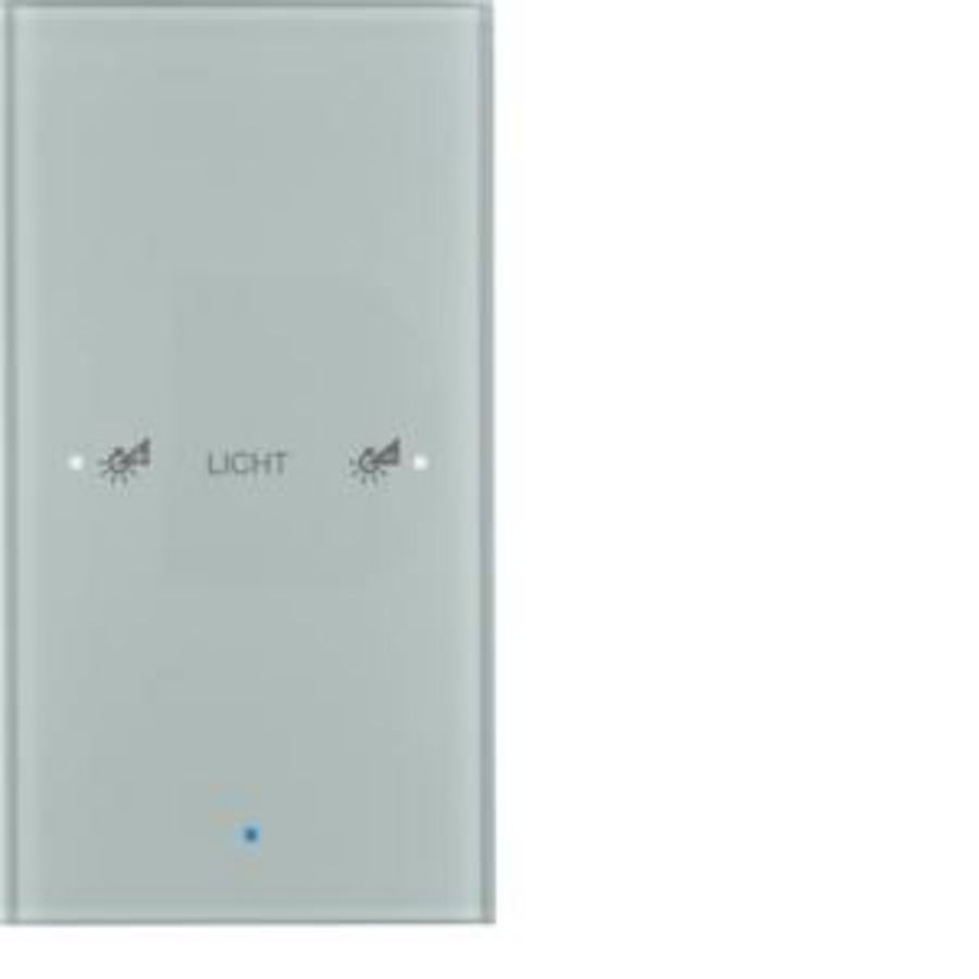 Tastsensor KNX-touch geconfig. 1-v berker TS Sensor glas alu