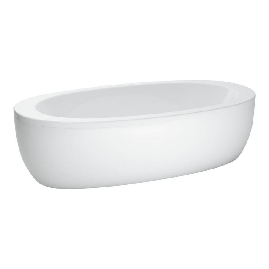 Alessi One ovaal ligbad 2030x1020x575mm wit vrijstaand m.fr.