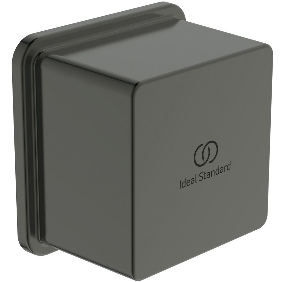 IRAIN WALL ELBOW SQR 1/2"CONN magnetic grey (grijs)